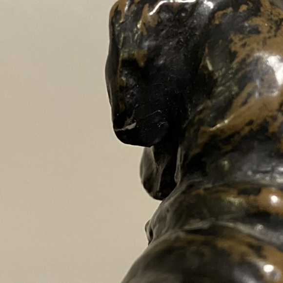 Thomas Cartier Vintage Bronze Cat & Dog Sculpture - Picture 10 of 10